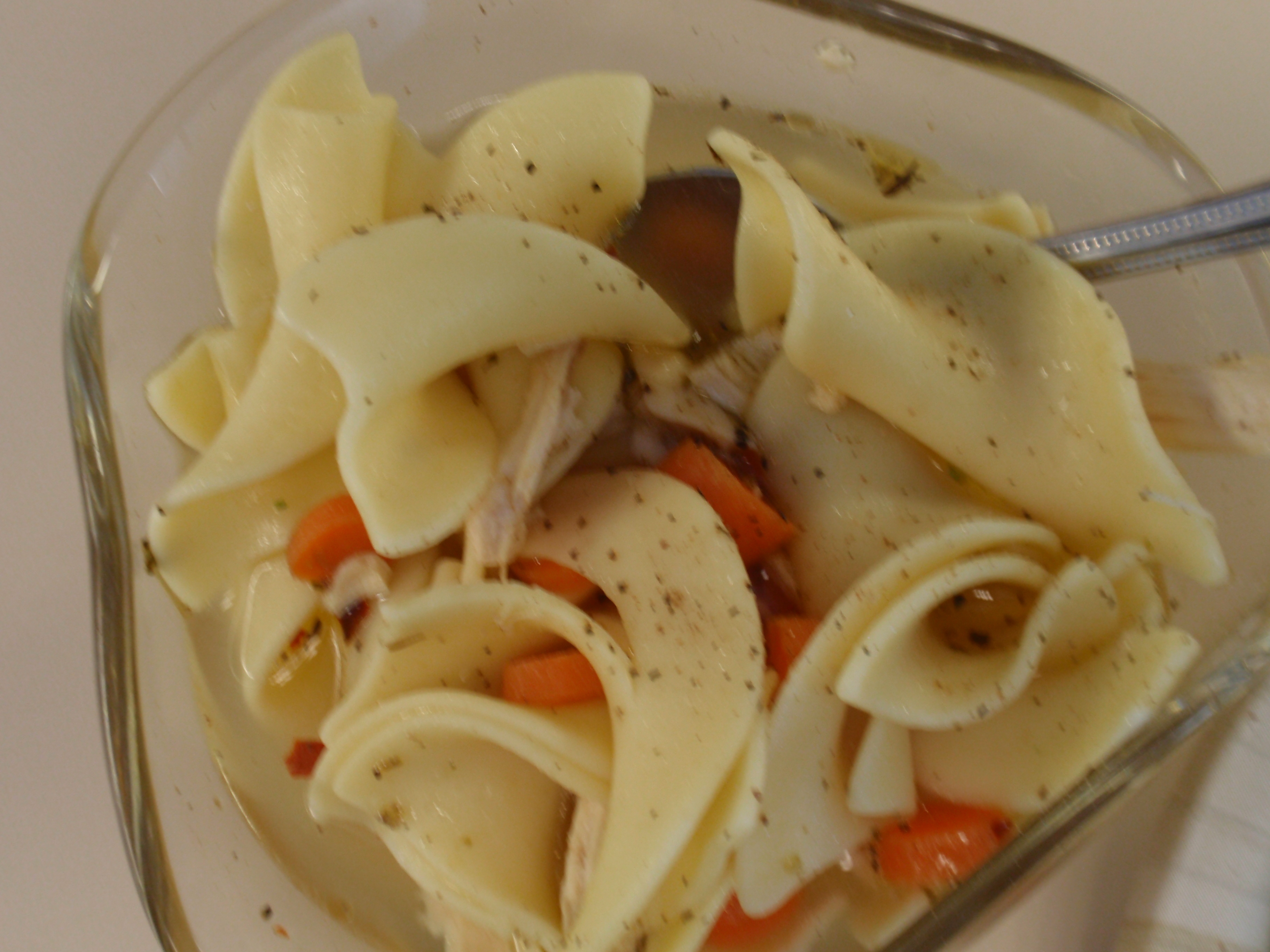 my homemade chicken noodle soup!