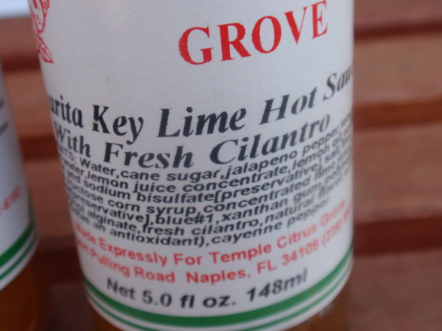 Margarita Key Lime Hot Sauce with Fresh Cilantro!