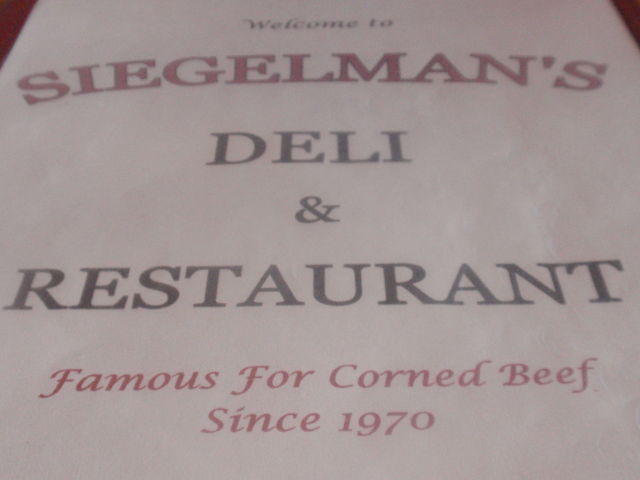 The menu had me at corned beef!