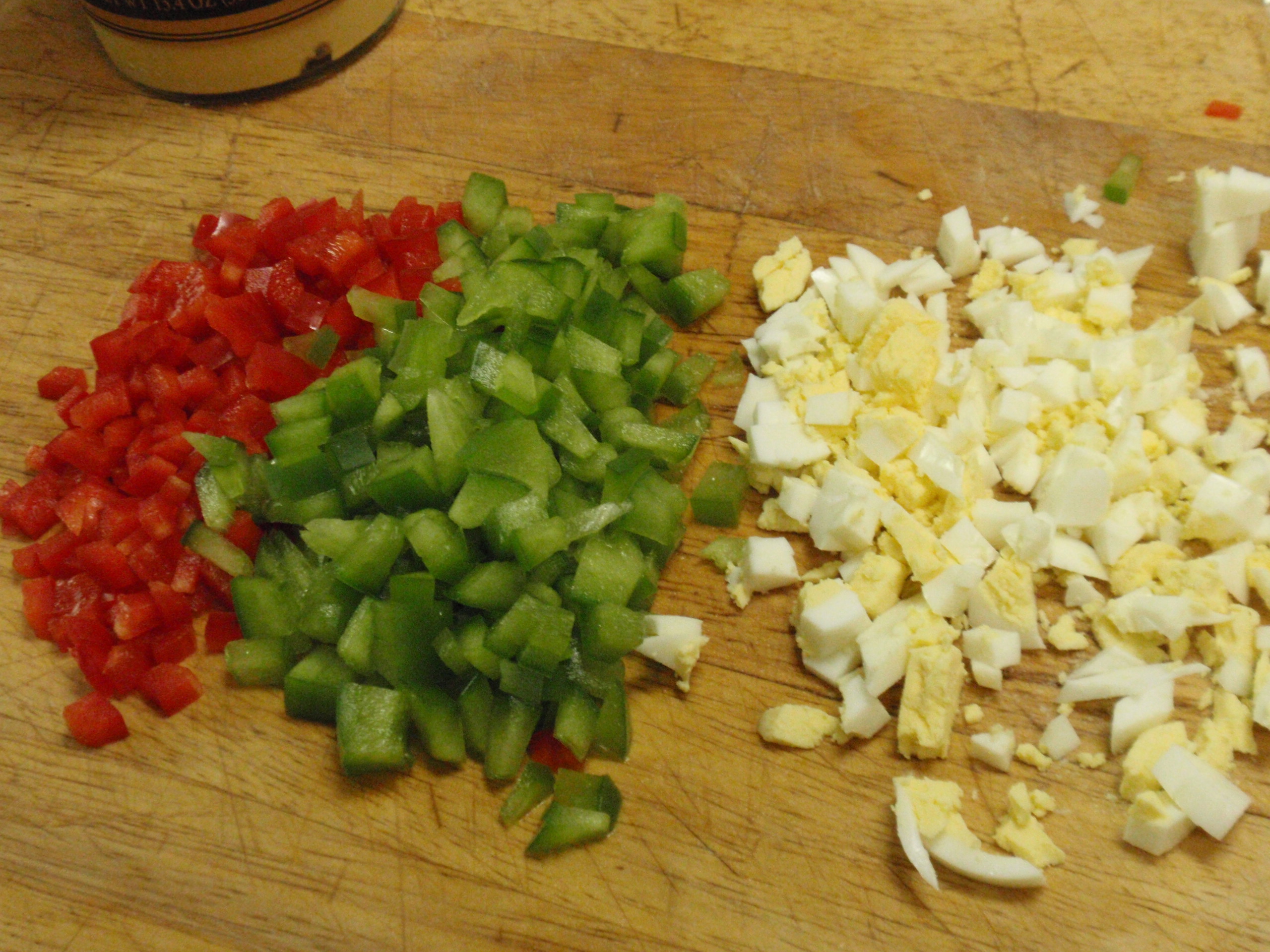 veggies chopped