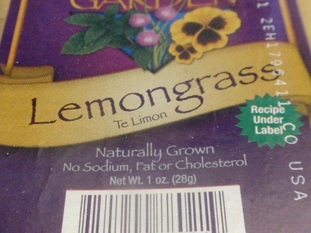 I found the lemongrass with the rest of the packaged herbs - never noticed it before! 5 stalks came in this package for $1.99
