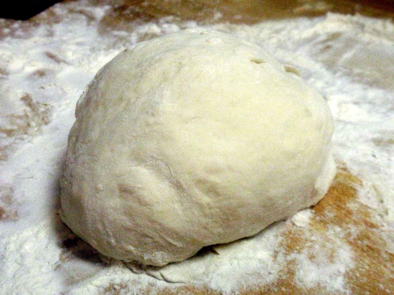 I forgot to add the salt to the dough though!